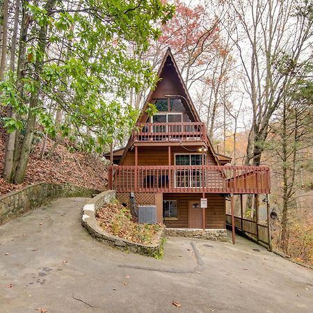 Gatlinburg A-Frame Home With Hot Tub Near Parkway Esterno foto